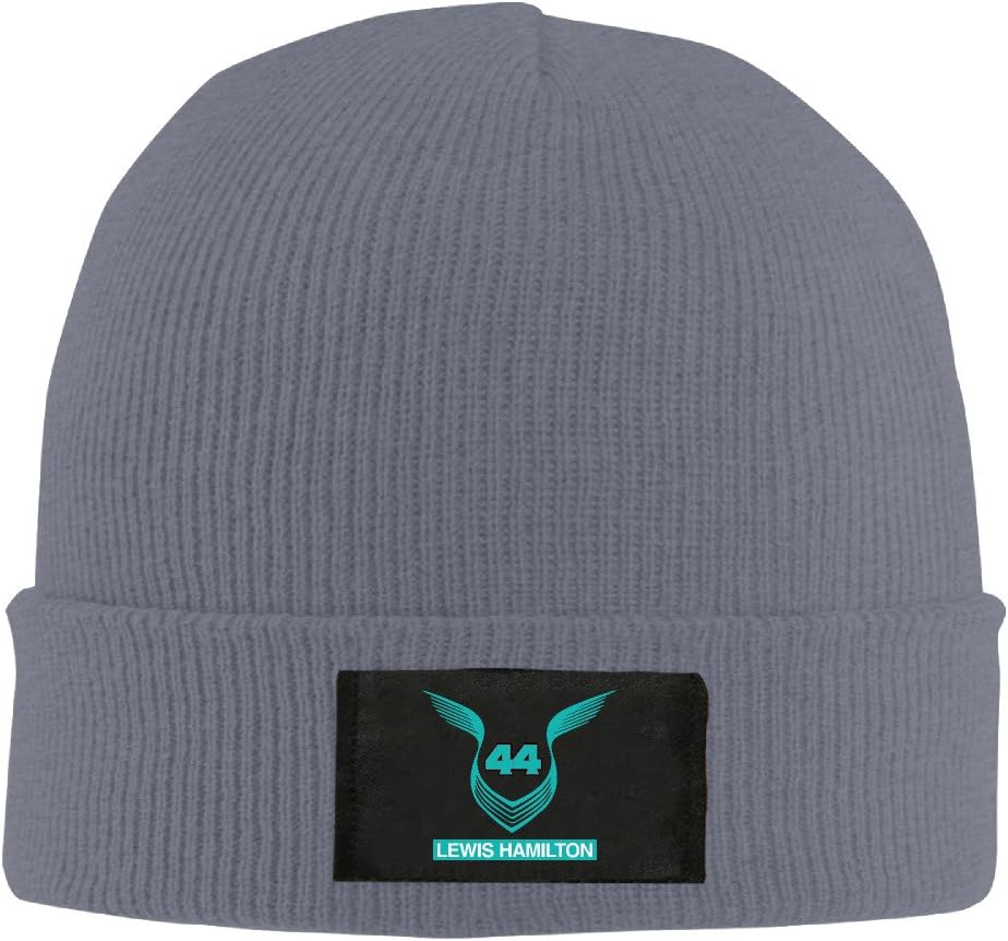 F1 Lewis Hamilton Number 44 Knit Slouchy Beanie Skull Hat Cap