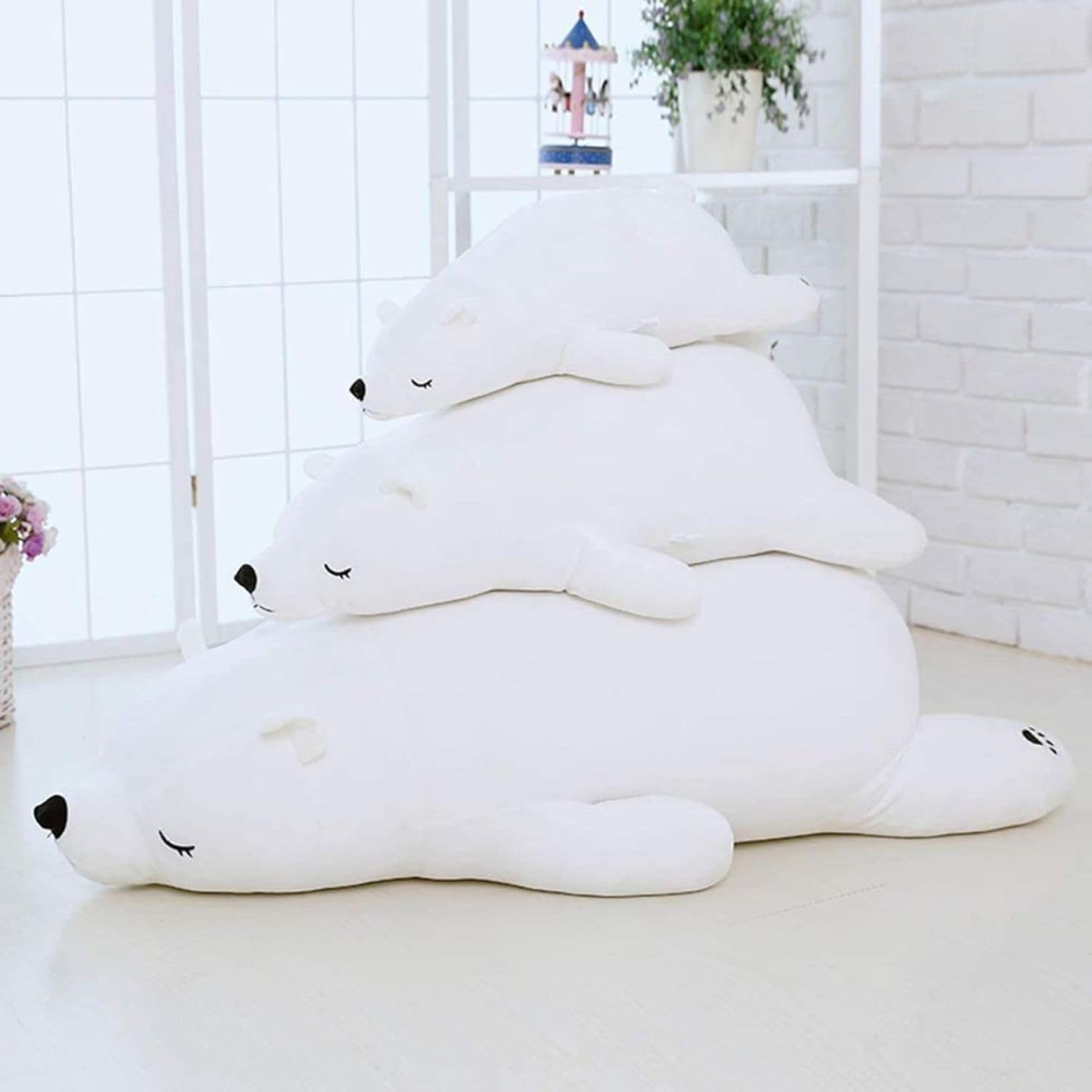 シロクマの抱き枕 Amazon｜LIV HEART 抱き枕 プレミアムねむねむアニマルズ