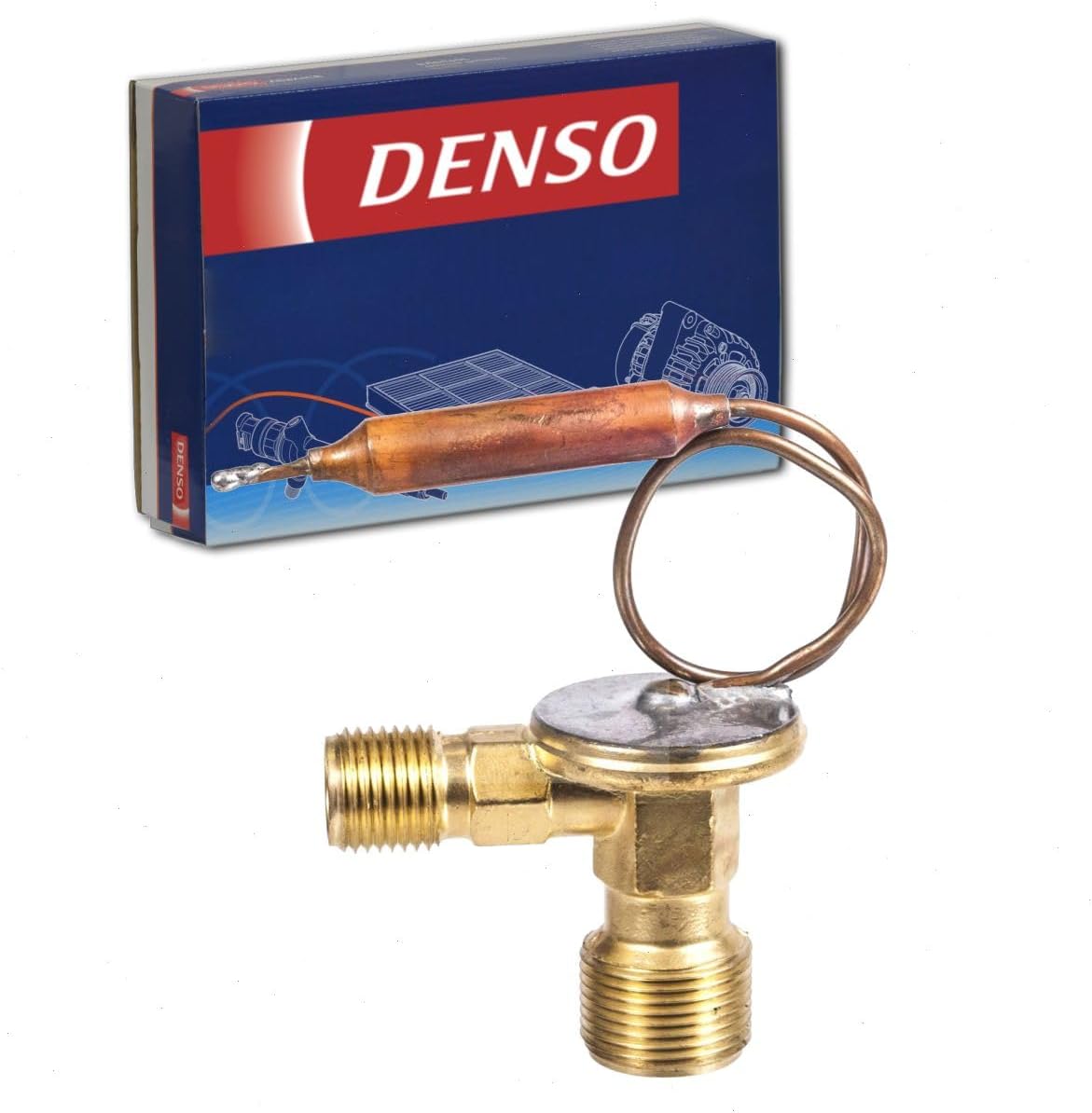 DENSO Rear AC Expansion Valve compatible with Toyota Sienna 3.3L 3.5L V6 2004-2007