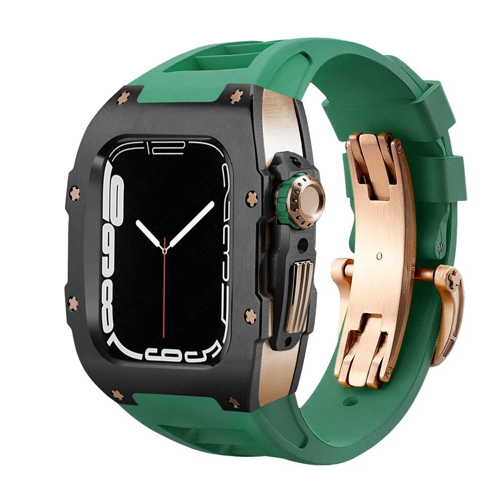 Kit modification Apple Watch 45mm en carbone et acier