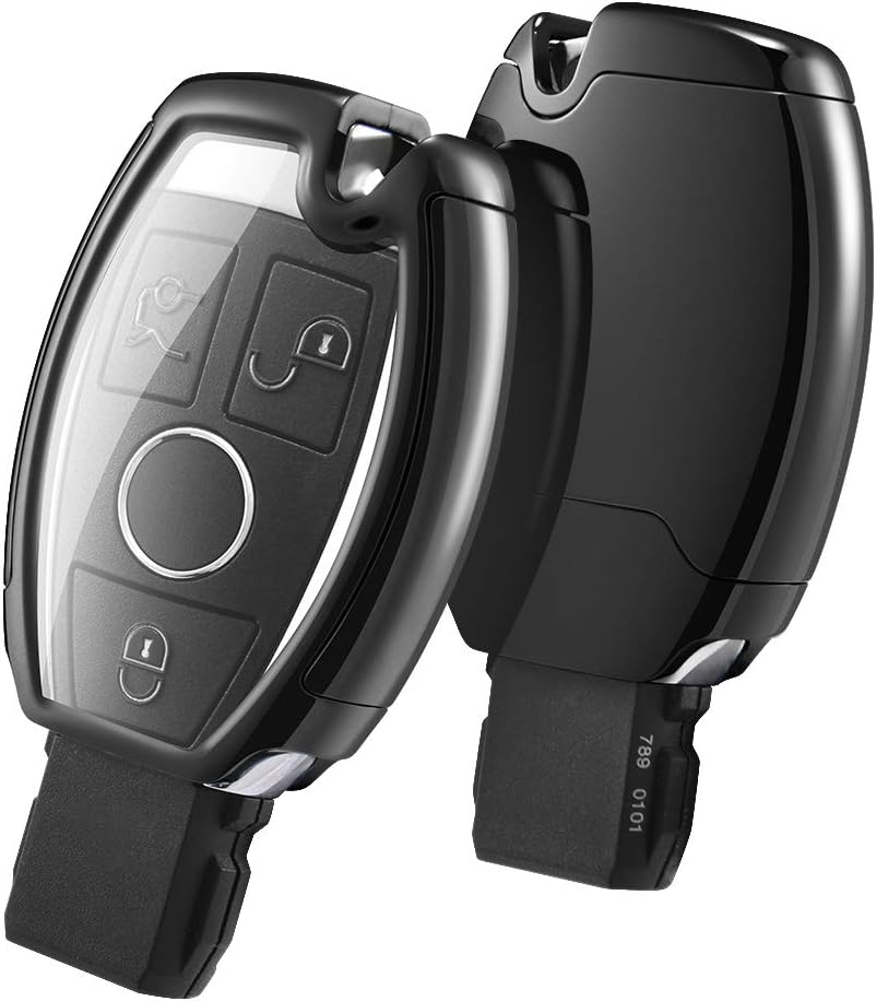 OATSBASF Car Key Cover for Mercedes Benz, Protective Key Cover for