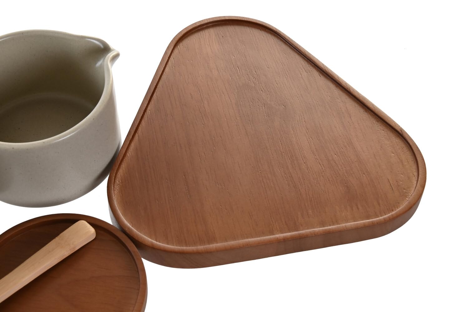 AZUCARERO SET 2 RUBBERWOOD 19,5X18,5X7 LECHERA