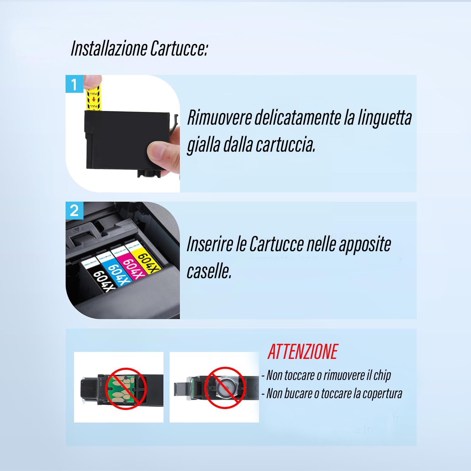 Cartuccia D'inchiostro Compatibile Per Epson 604 XL 604XL Per XP-2200 - Foto 9