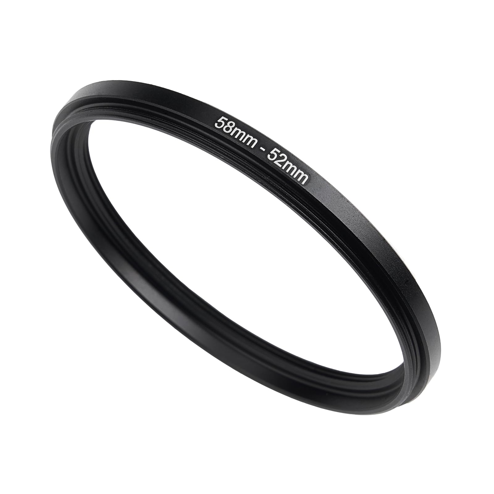58mm to 52mm Step-Down Ring Filter Adapter,for All Brands UV ND CPL, Metal Ring Step-Down Rings Adapter Filter (58mm-52mm)