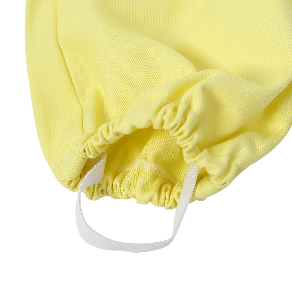 Fdit Tuta da Apicoltura per Bambini Tuta da Apicoltore in Cotone per Tutto Il Corpo Tuta Protettiva per Apicoltura con Velo Ventilato per Bambini(M)