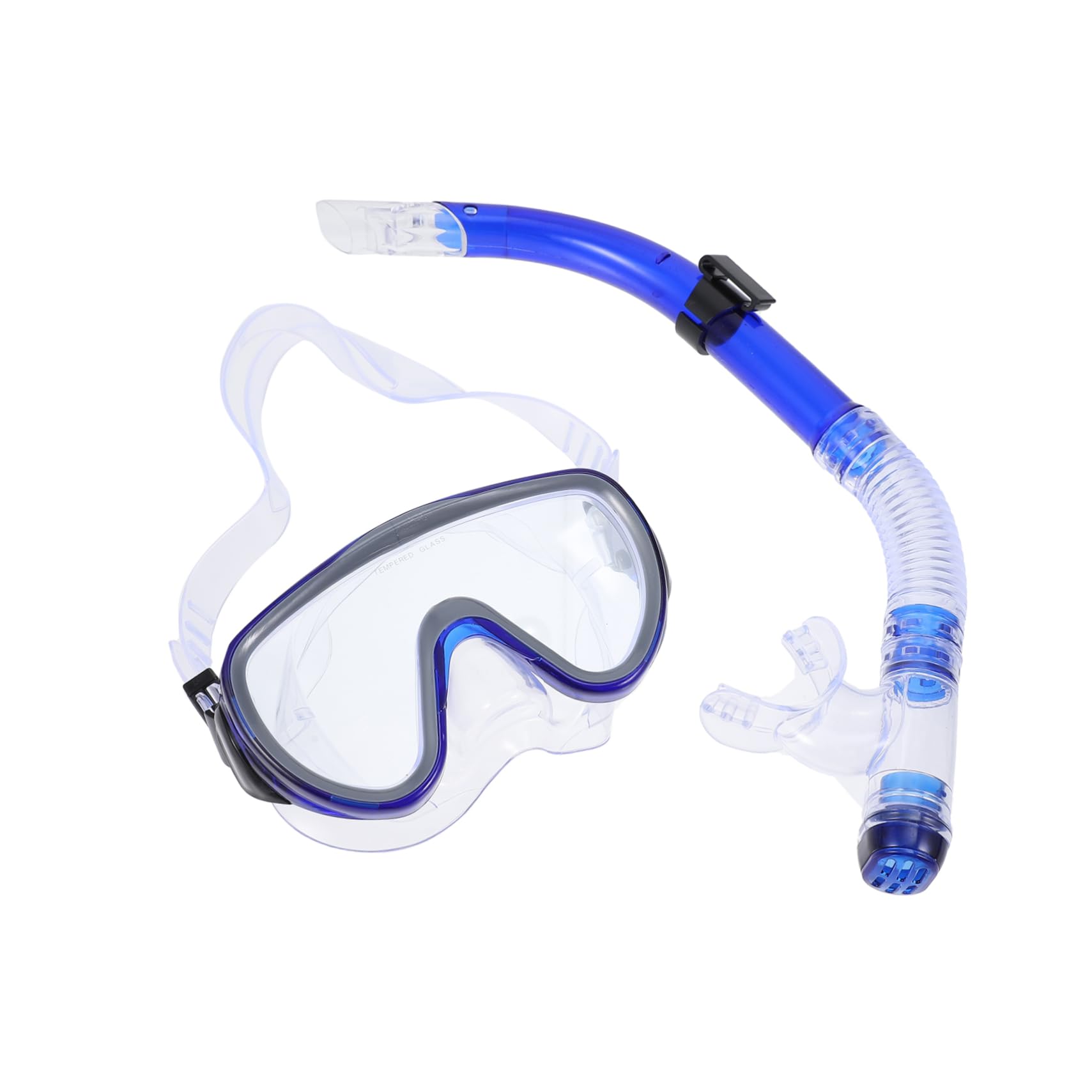 Mipcase Dive Masks Snorkeling Equipment Full Mask Snorkel Set Snorkel Set Anti-Fog and Comfortable Fit