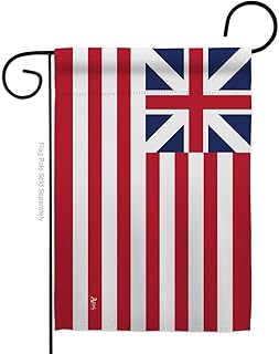 Grand Union Garden Flag - Regional Historical International Heritage Celebration Cultural Country Particular Area - House Decoration Banner Small Yard Gift Double-Sided Made in USA 13 X 18.5