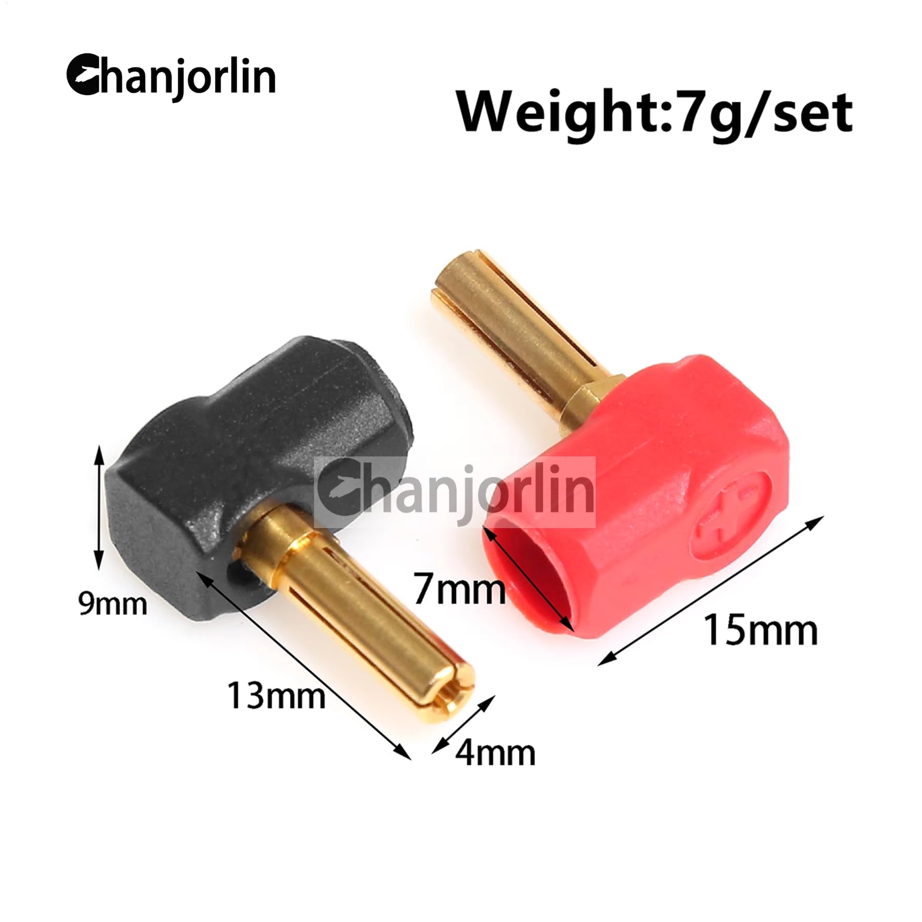 10 Connecteurs Adaptateurs 4mm à 5mm Nuofany – Bullet Low-profile Pour RC ESC Et Batterie