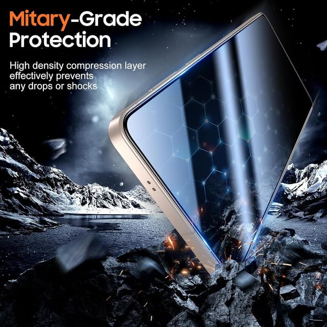 Image of ArmorSuit 2 Pack Anti-Spy Privacy Tempered Glass Screen Protector Guard for Samsung Galaxy S23 Plus and Galaxy S22 Plus (6.6 Inch)
