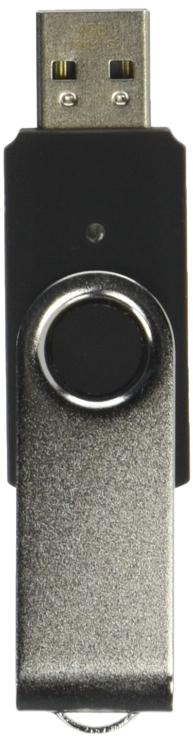 Super Talent 4 GB USB 2.0 SM Silver Metal Swivel Lid with Plastic Body SM-4 GB (Blue/Black/Red/Silver/Red)