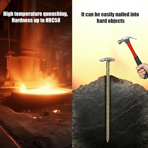 Miniatura 8 de Estacas de anclaje de paisaje de césped sintético, estacas de césped artificial, enfriamiento de alta temperatura utilizado para jardín, bordes de