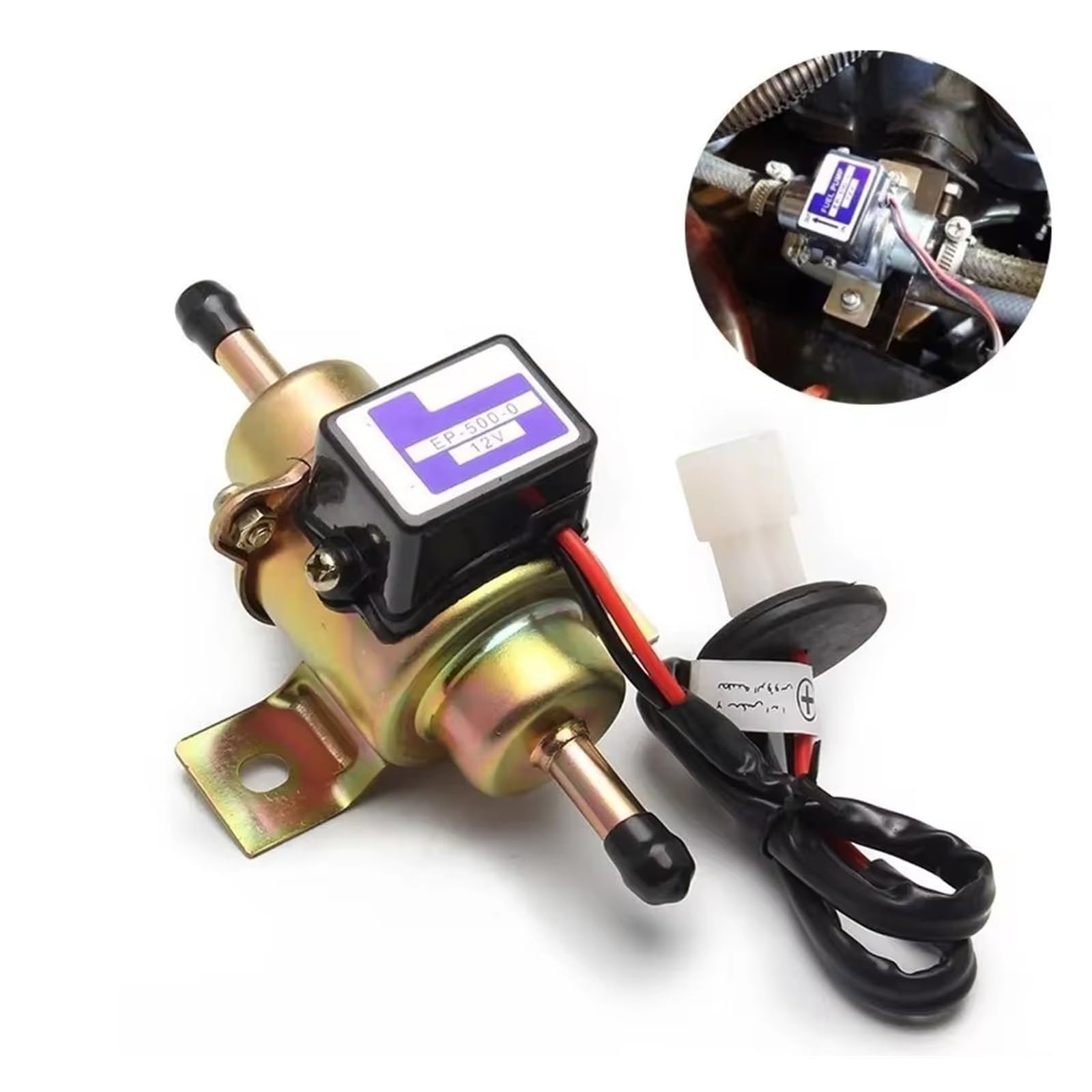 Moto Pompa Benzina Pompa Carburante Universale Per Auto Elettrica Diesel Benzina Benzina 12V EP500-0 035000-0460 12585-52030 1258552031 EP500 FP-1010-G Rubinetto Benzina