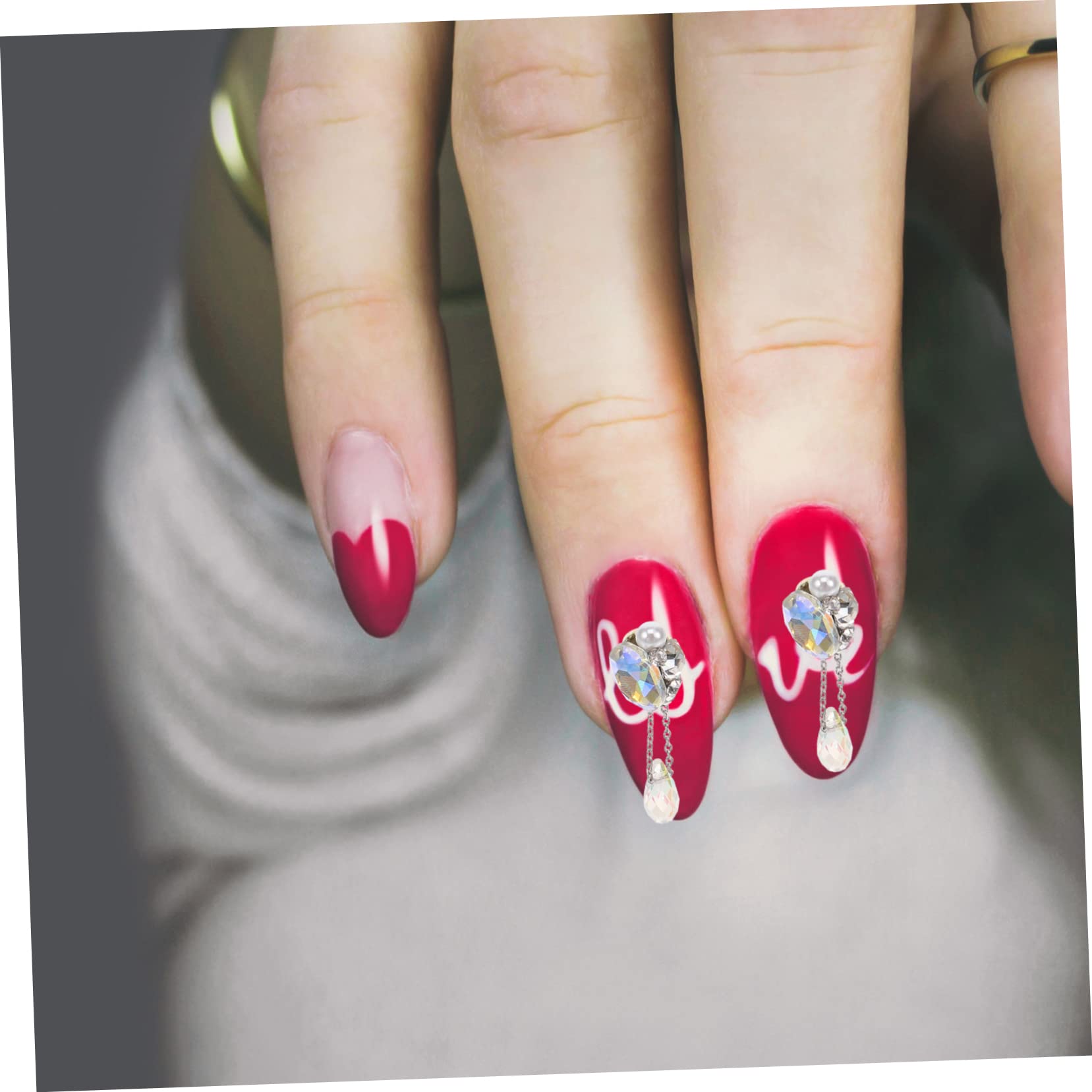 BESTYASH 25pièces Décorations Manucure Accessoires De Nail Art Bijoux Pour Ornements Élégants