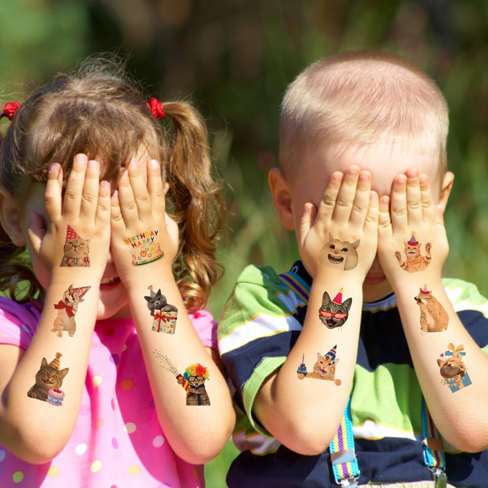 Cat Tattoos for Kids Gift Party Favors image 5