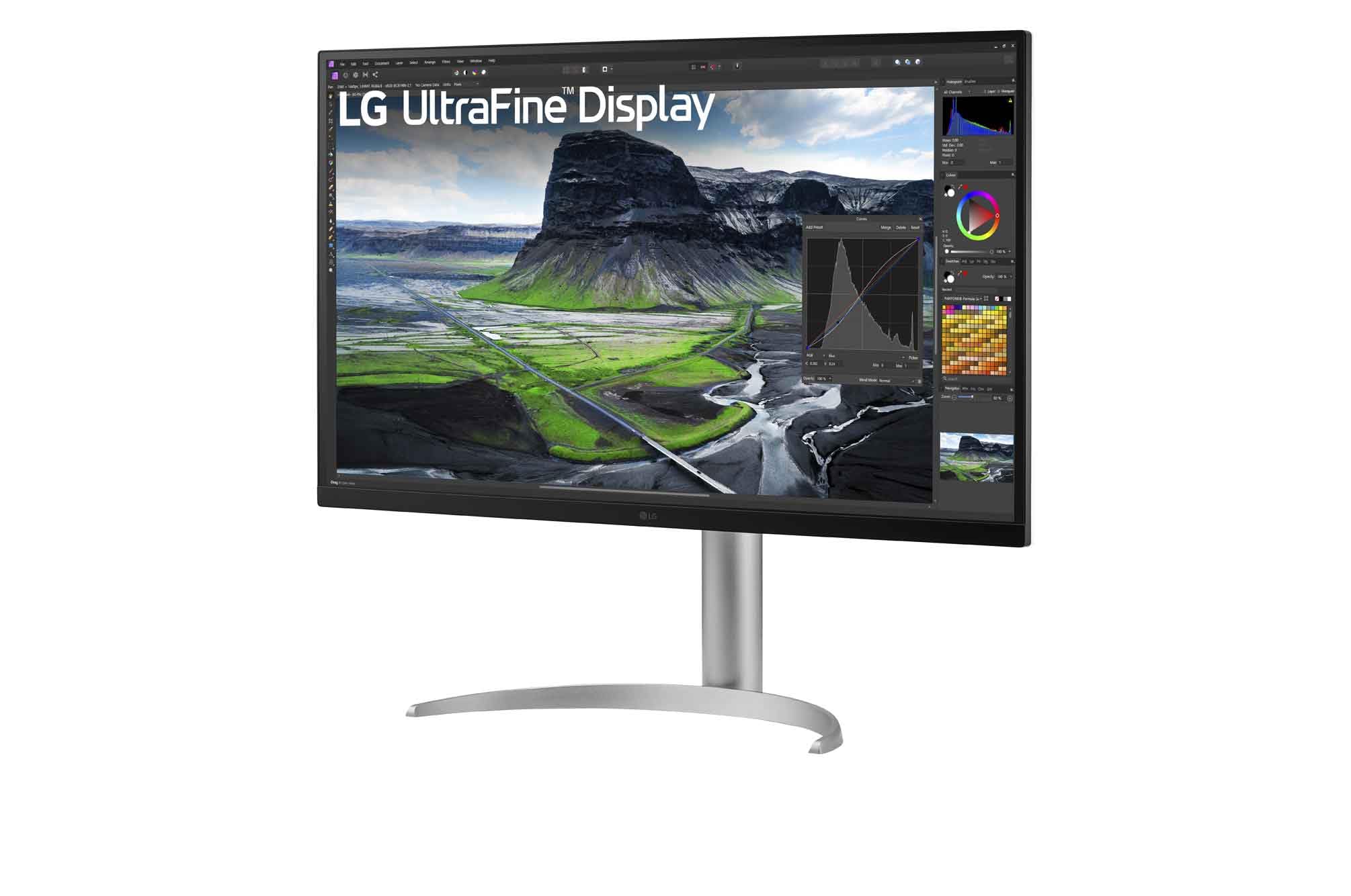 LG Ultrafine™ 32UQ850V-W.AEU Ecran PC 4K 32" - Dalle IPS résolution UHD (3840 x 2160), 5ms GtG 60Hz, Display HDRTM 400, DCI-P3 98%, AMD FreeSync, inclinable, réglable en Hauteur, Mode Portrait