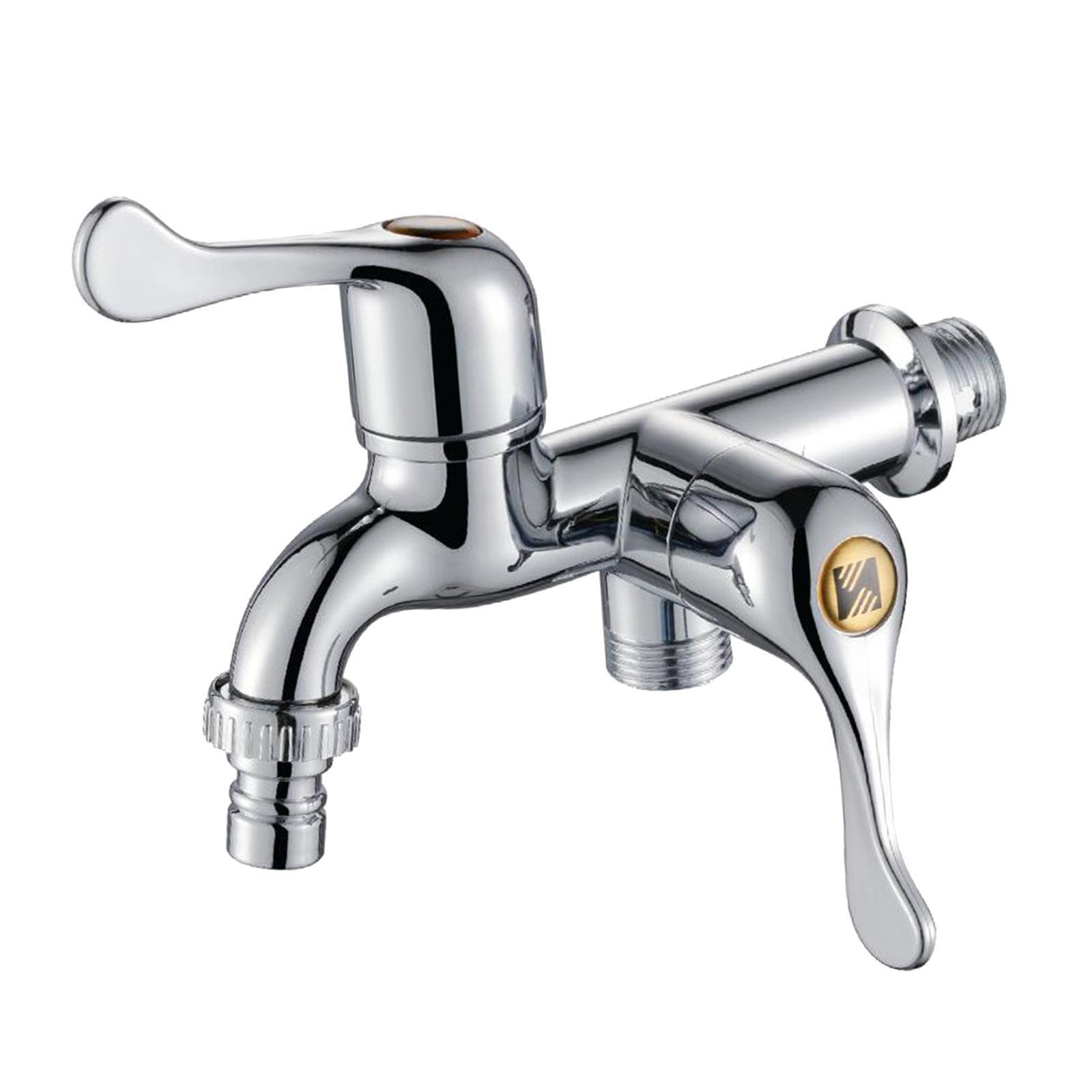 Qixcxaz Dependable Sink Water Tap Laundry Room Kitchen Faucet Craftsmanship Ensures Smooth Functionality Wall Mounted Water Tap Faucet Washing Machine Kitchen