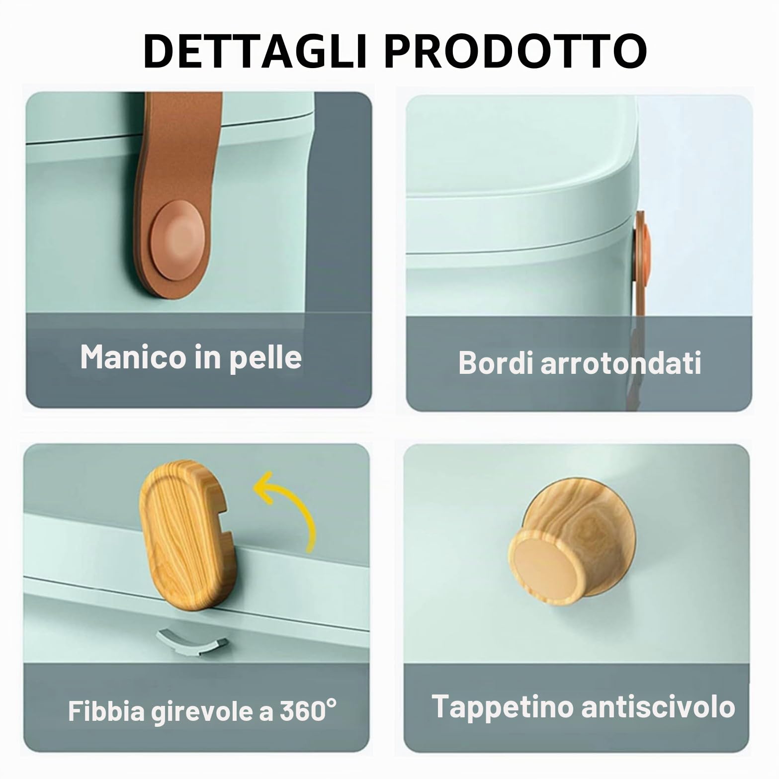 Scatola medicine, Porta medicine casa scatola 2 strati, medicine box, multifunzione Organizer per medicinali, per pronto soccorso, per la casa(Blu)