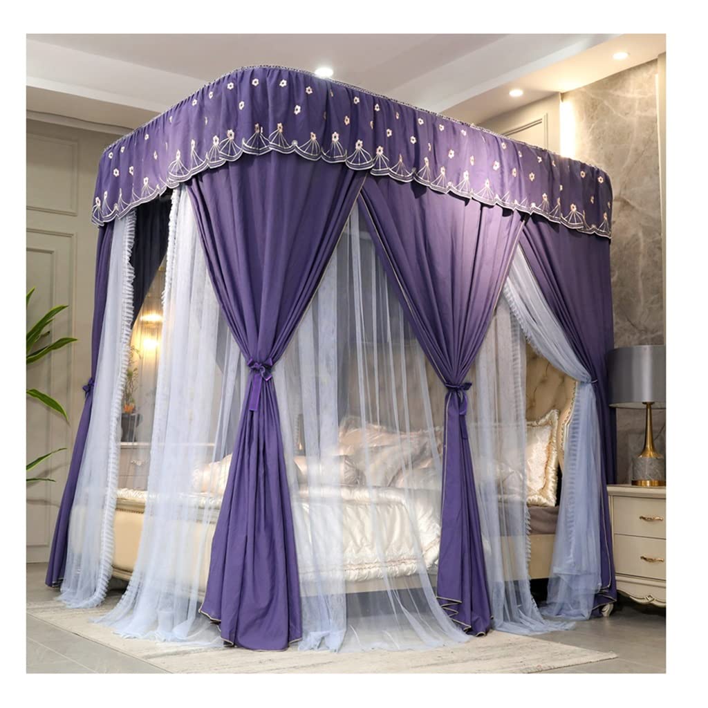 Moustiquaire lit baldaquin OKUOKA contre les moustiques et la poussière de chambre
