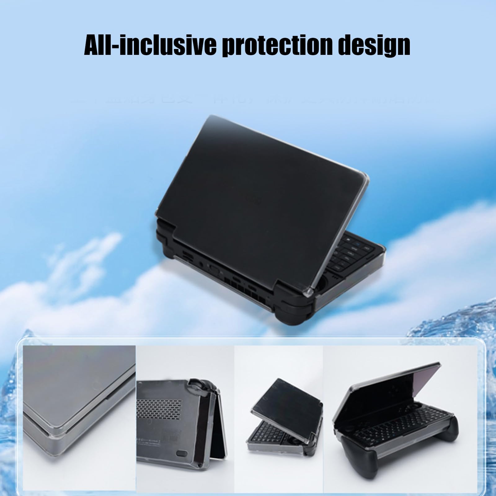 Funda protectora, ventilador de refrigeración semiconductor con disipador de calor, carcasa a prueba de golpes, radiador de consola, protección con disipador de calor, protección completa, protección