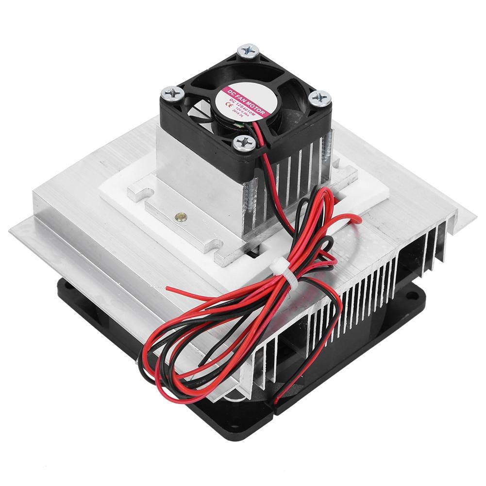 Module de refroidissement thermoélectrique Peltier 60 W XD-35 à refroidissement par air avec dissipateur thermique - Kit DIY pour petits espaces (With Cold End Fan)