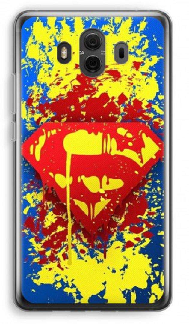 Inspired by Superman cell phone case Huawei mate 10 20 pro lite x Huawei p20 p10 plus p Honor 10 9 8x view plastic phone cover for mobile transparent frame gift dc comics multicolor