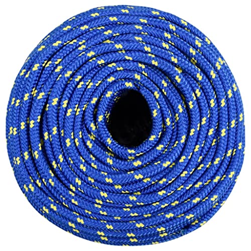 Cuerda de polipropileno Mangloder de 8 mm azul para barcos y camping 3