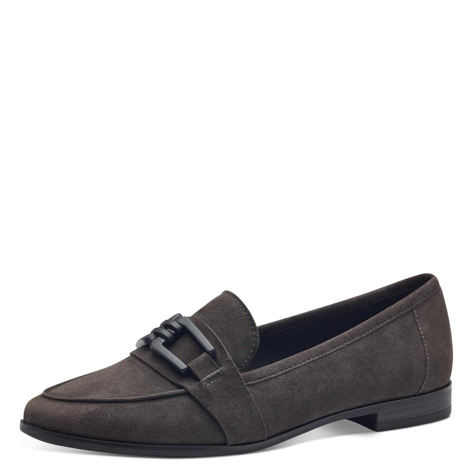MARCO TOZZI Women's 2-24201-43 Loafer, Graphite, 6 UK