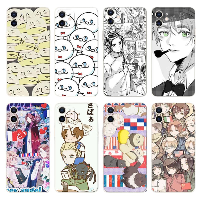Amazon.co.jp: NUMBY ヘタリア スマホケース iPhone16ケース
