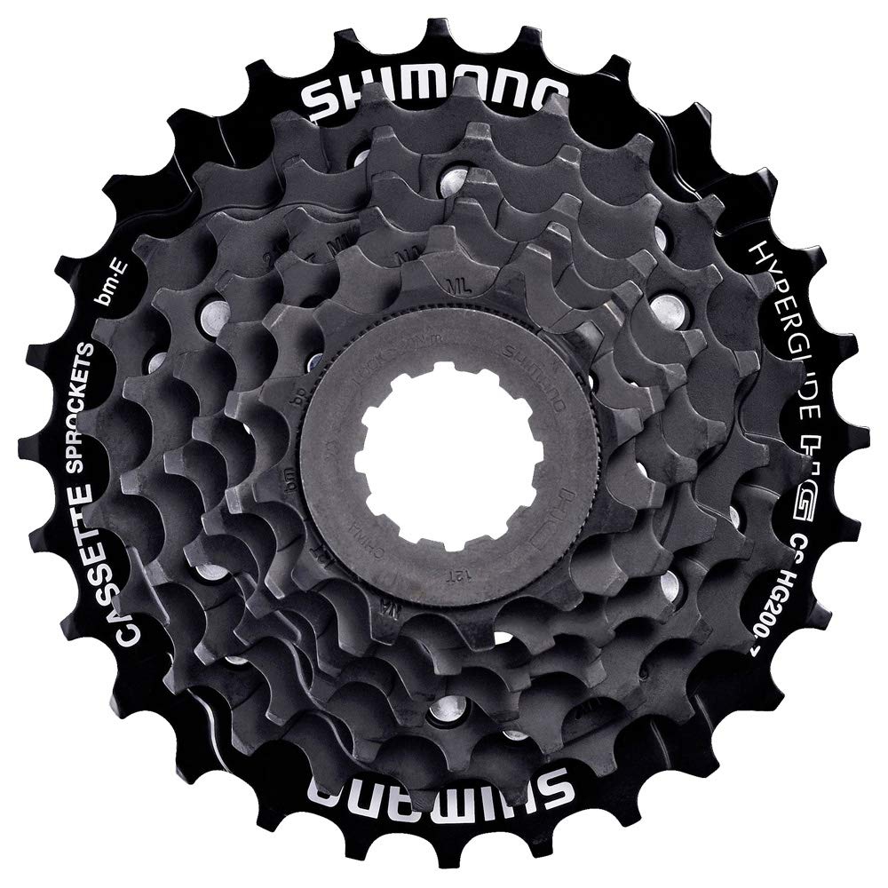 Shimano HG200 7 Speed Cassette 12-28T Black