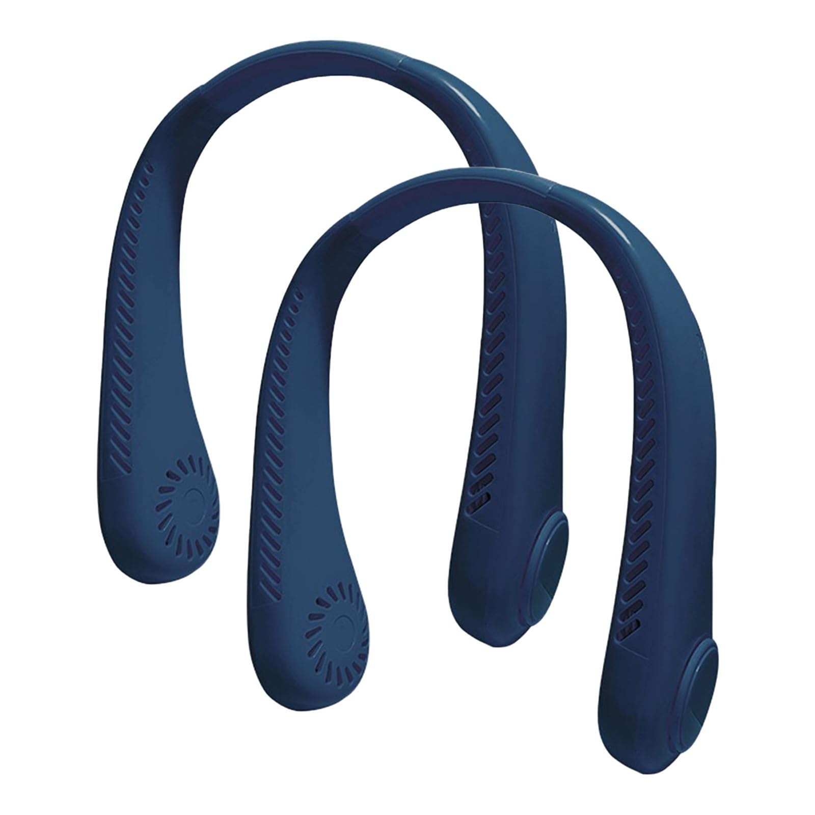 Sohodoo Blue Leafless Hanging Neck Fan: Portable, Silent, Outdoor, Usb-Charging, Super Long Battery Life(,2Pcs)