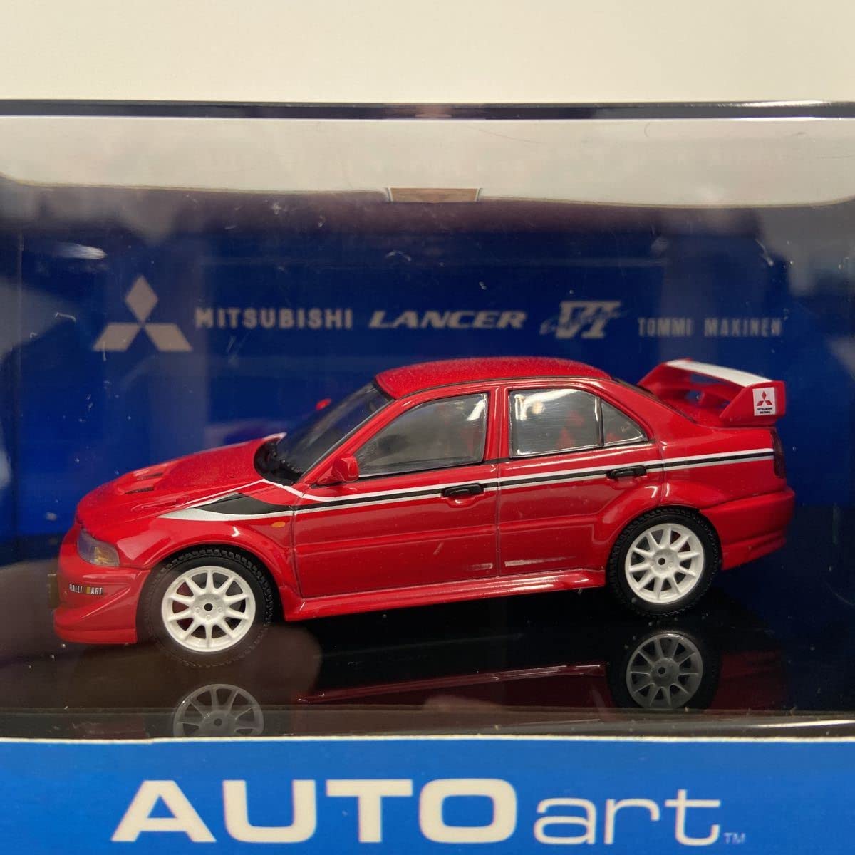 さとす　AUTOart 1/43 MITSUBISHI LANCER Autoart 1/43 Scale Diecast 57152 - Mitsubishi Lancer Evo 6 - Blue