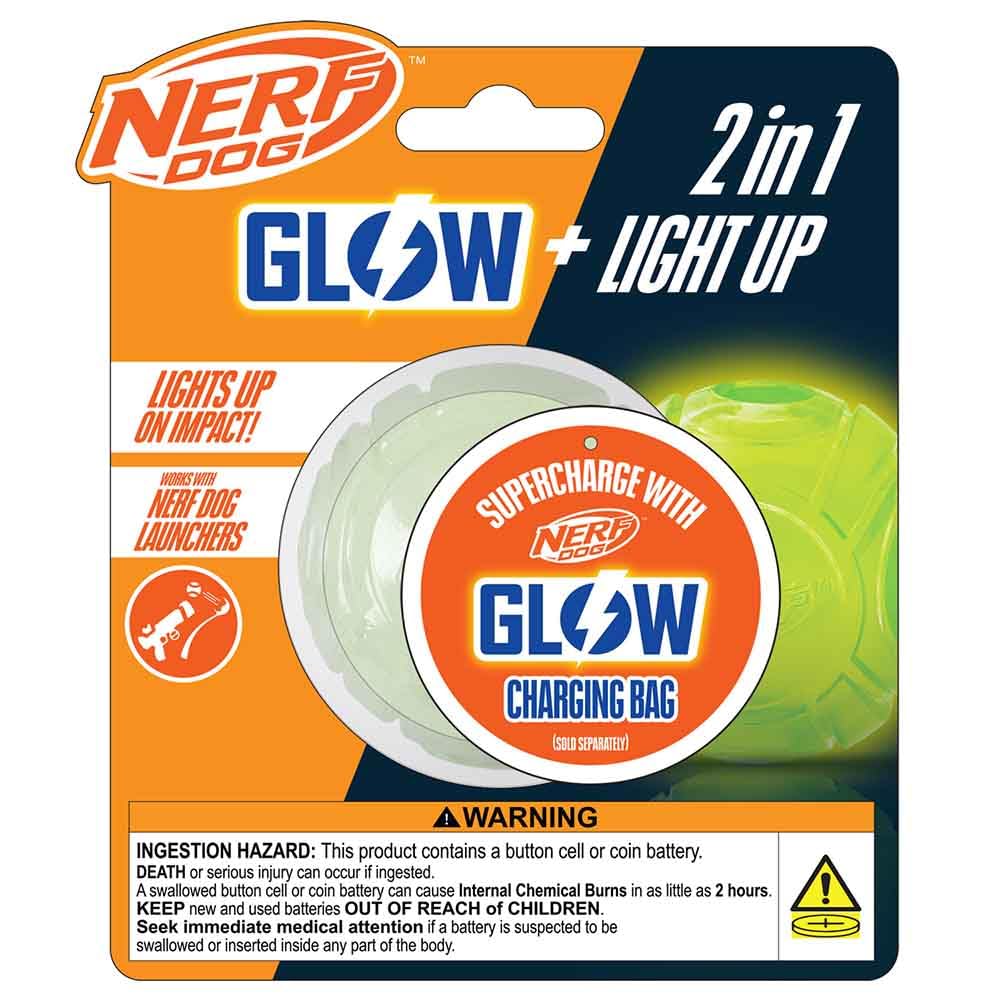 Photo 1 of 2.5in TPR Lightning LED Glow Ball - No Color
