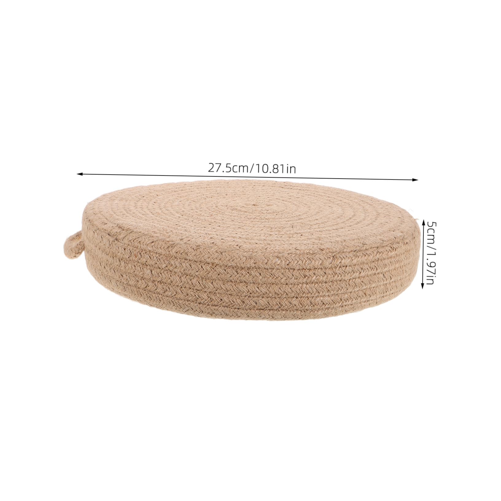 LIOOBO Versatile Children's Woven Stool Cushion Compact Shoe Changing Bench for Decor