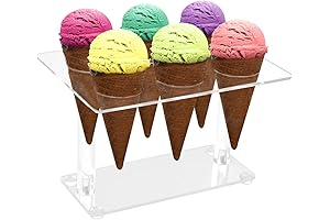 Ailelan 6-Hole Cone Holder for Parties Weddings and Buffets