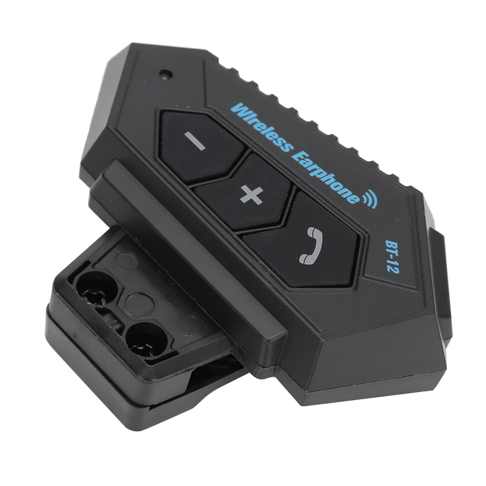 Qqmora Auriculares para Casco Bluetooth 4.1+EDR CSR8635 para Montar, Amplificador de Potencia de Audio de Alta Potencia, Material ABS Ligero, Ideal para Entusiastas de Las Motocicletas