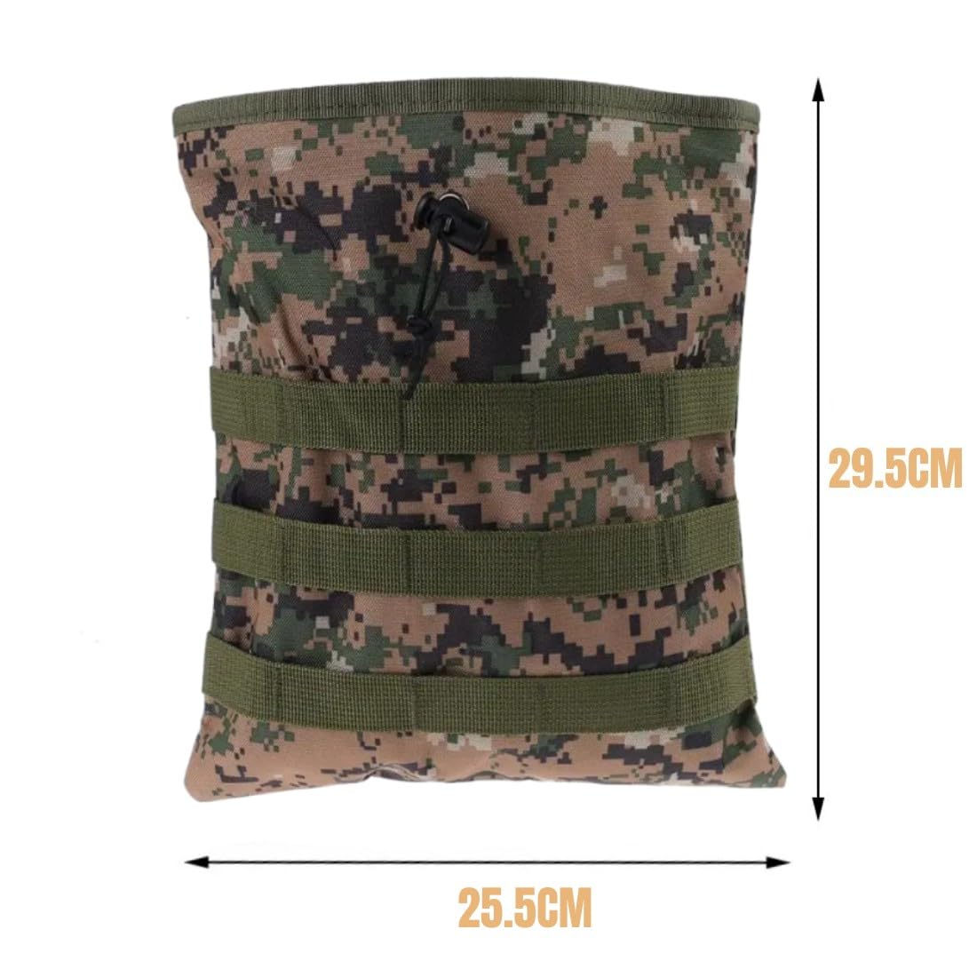 Molle Sistema tattico Molle Dump Magazine Pouch Caccia Recupero Sacchetto Goccia Sacchetto Accessori Militari (7 Colori opzionali)
