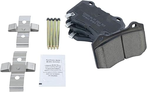 Miniatura 3 de Pastillas de freno delanteras y traseras de cerámica compatibles con Chevrolet Camaro 2015-2017 SS 2010-2015