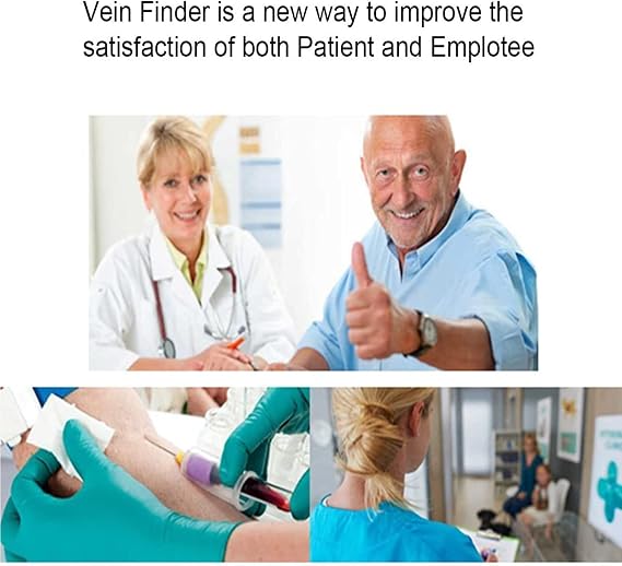 Vein Finder Viewer, Handheld LED Vein Finder, Clearer Vein View, Infrared Vein Finder, Nurse Clinic Hospital for Seniors