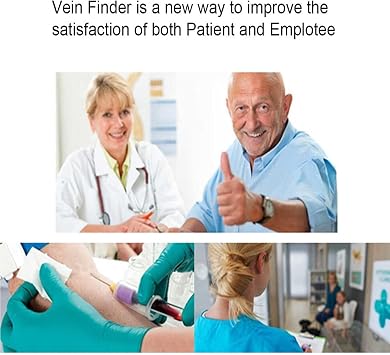 Vein Finder Viewer, Handheld LED Vein Finder, Clearer Vein View, Infrared Vein Finder, Nurse Clinic Hospital for Seniors