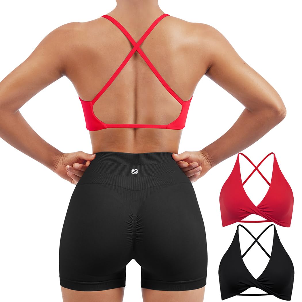 SUUKSESS Sujetador Deportivo, Opaco para Mujer