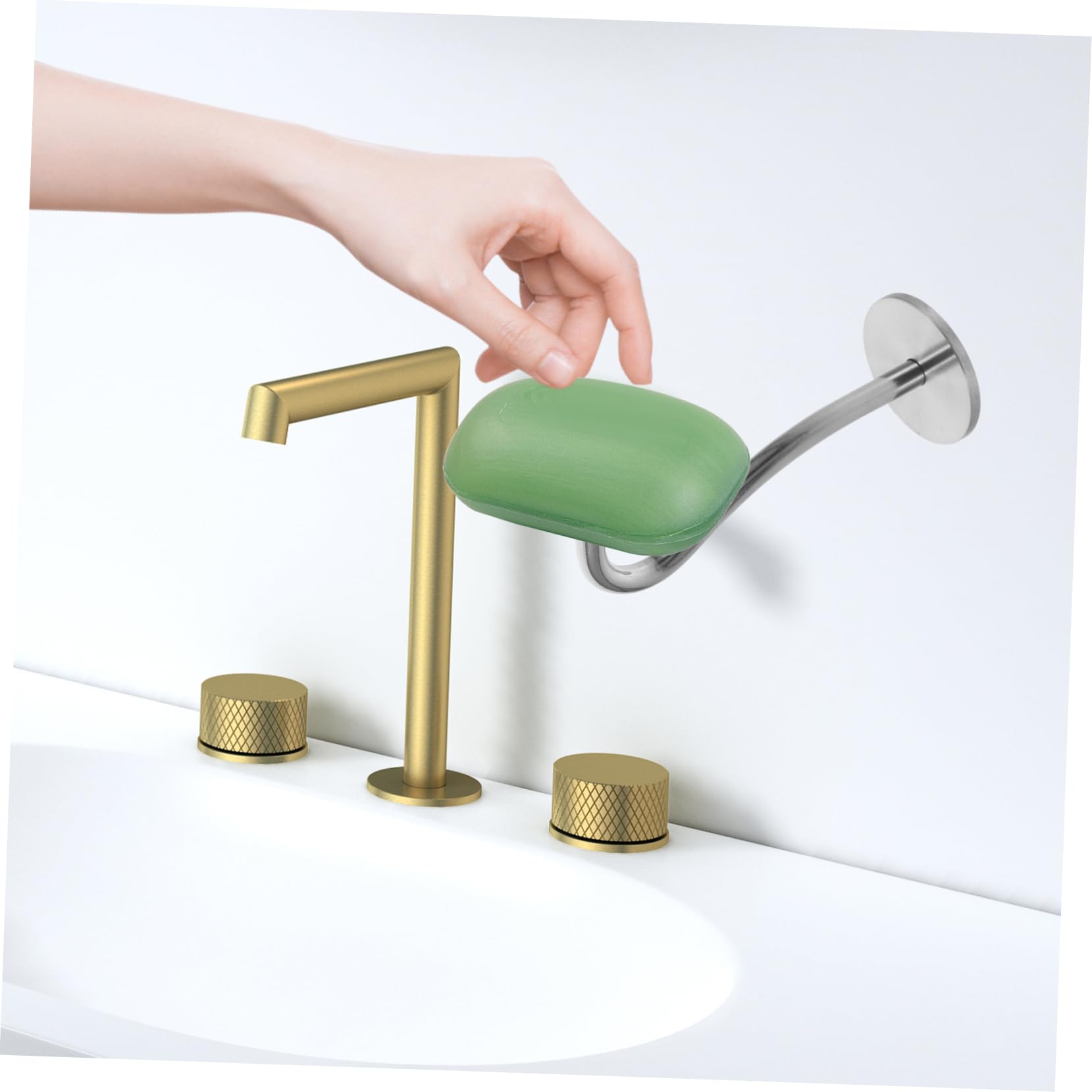 Portasapone Da Parete Magnetico Robusto E Attraente Per Riporre Facilmente Il Sapone