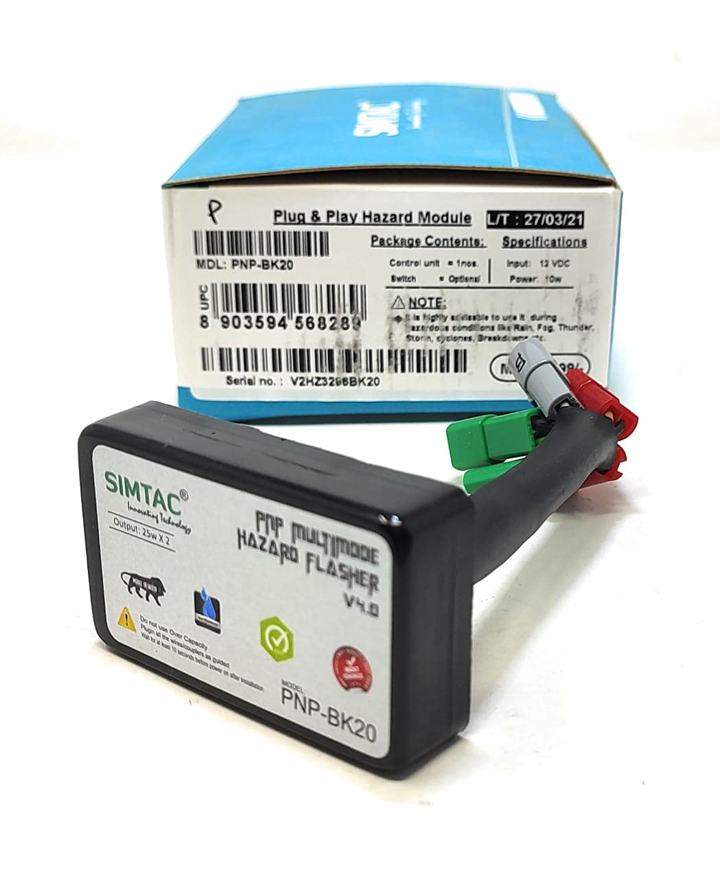 Buy SIMTAC Hazard Flasher Module/Adapter for KTM Model , Waterproof 20