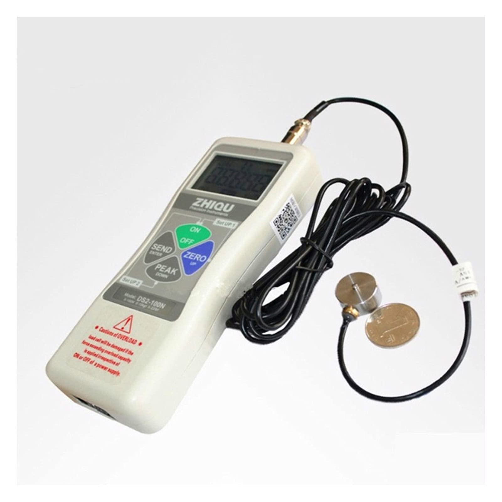 Misuratore Di Forza Digitale Push-Pull - Dinamometro Portatile 500N Per Test Di Trazione E Spinta - Foto 5