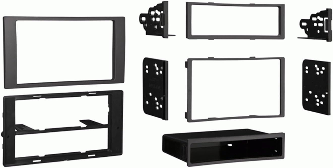 Metra 99-5824CH Single/Double DIN Dash Installation Kit for 2010-Up Ford Transit Vehicles, Charcoal