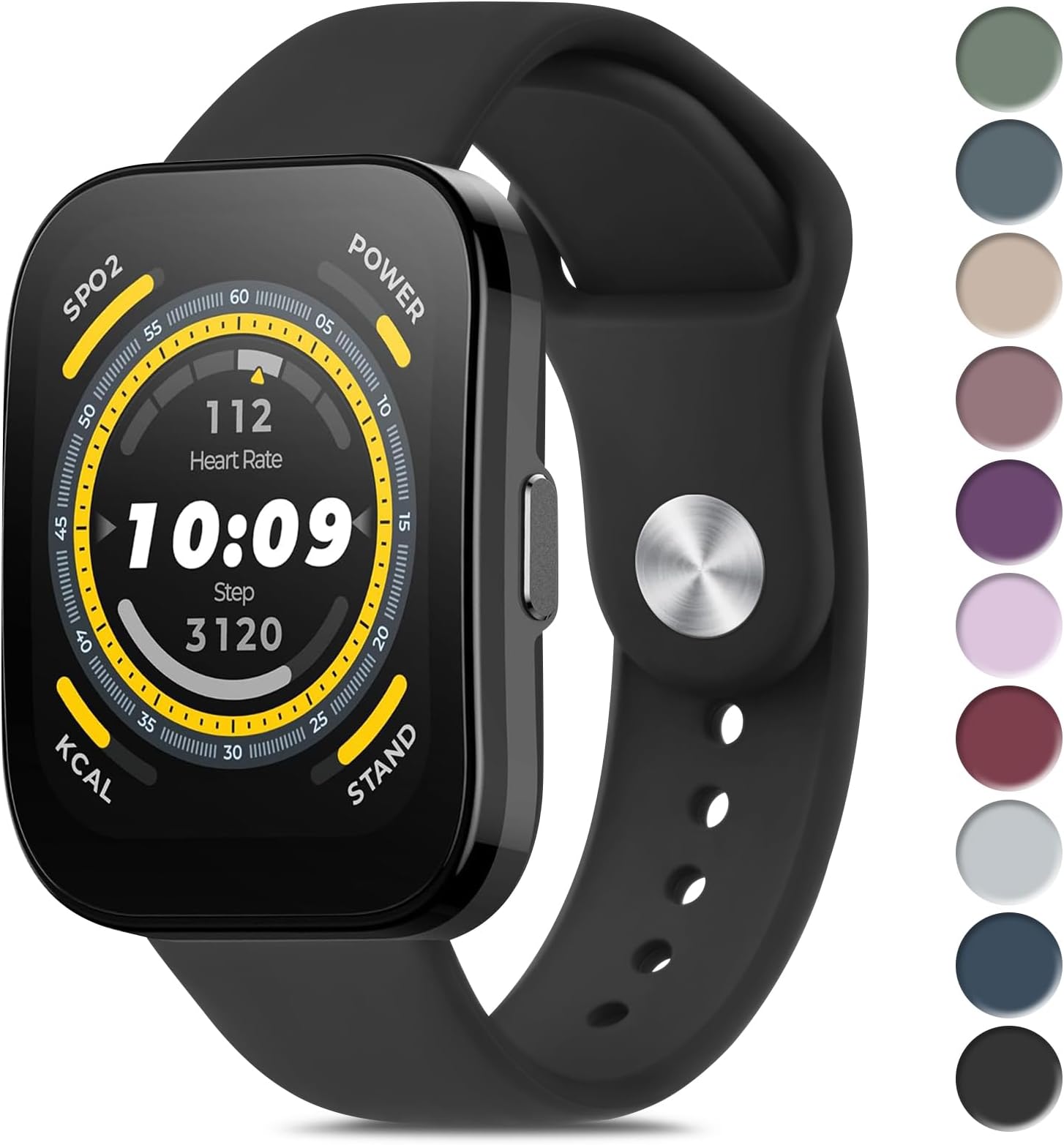 Cinturino In Silicone Per Amazfit Bip 5/Bip 6 - 22mm, Morbido, Compatibile Con Cheetah/Cheetah Pro - Foto 13