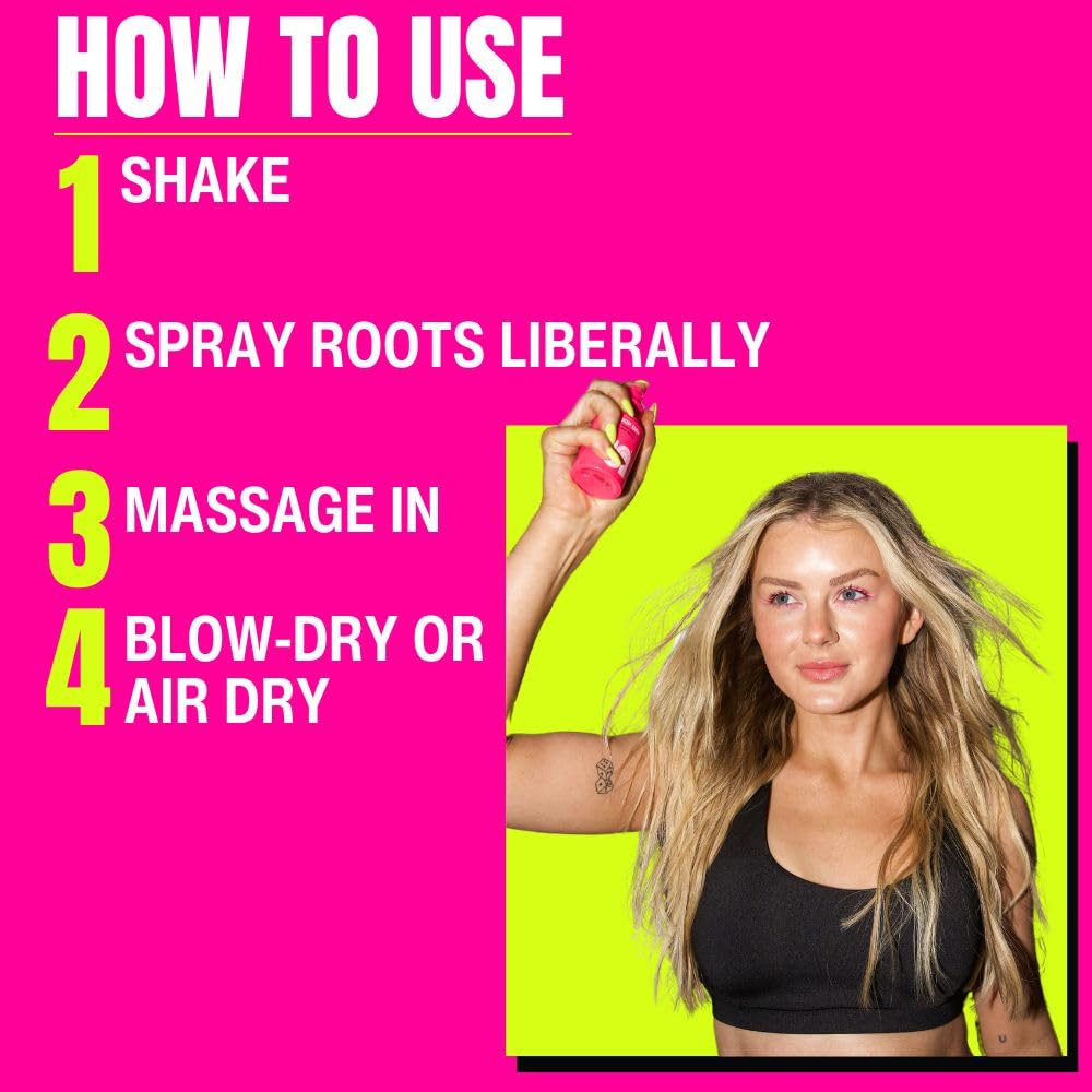 Unsubscribe Active Beauty Skip Day Oil Absorbing Volume Spray | Dry Shampoo Spray Alternative for Greasy Hair, Oil Control Hair Spray that Refreshes Roots | Adds Lightweight Volume & Leaves No Residue - Image 4