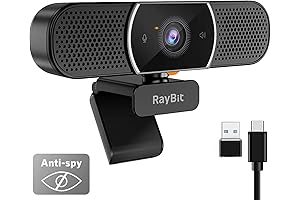 3-in-1 Webcam: Enhanced Desktop Communication with Microphone and Speaker