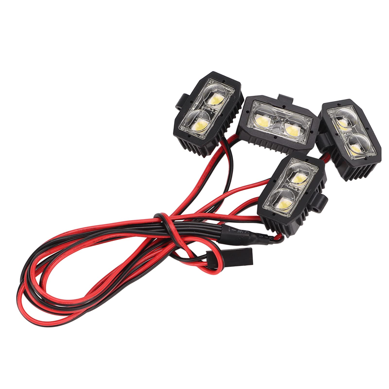 RC Car Spotlight, 8LED RC LED Headlights White Light for 1/10 RC for 1/10 RC Crawler