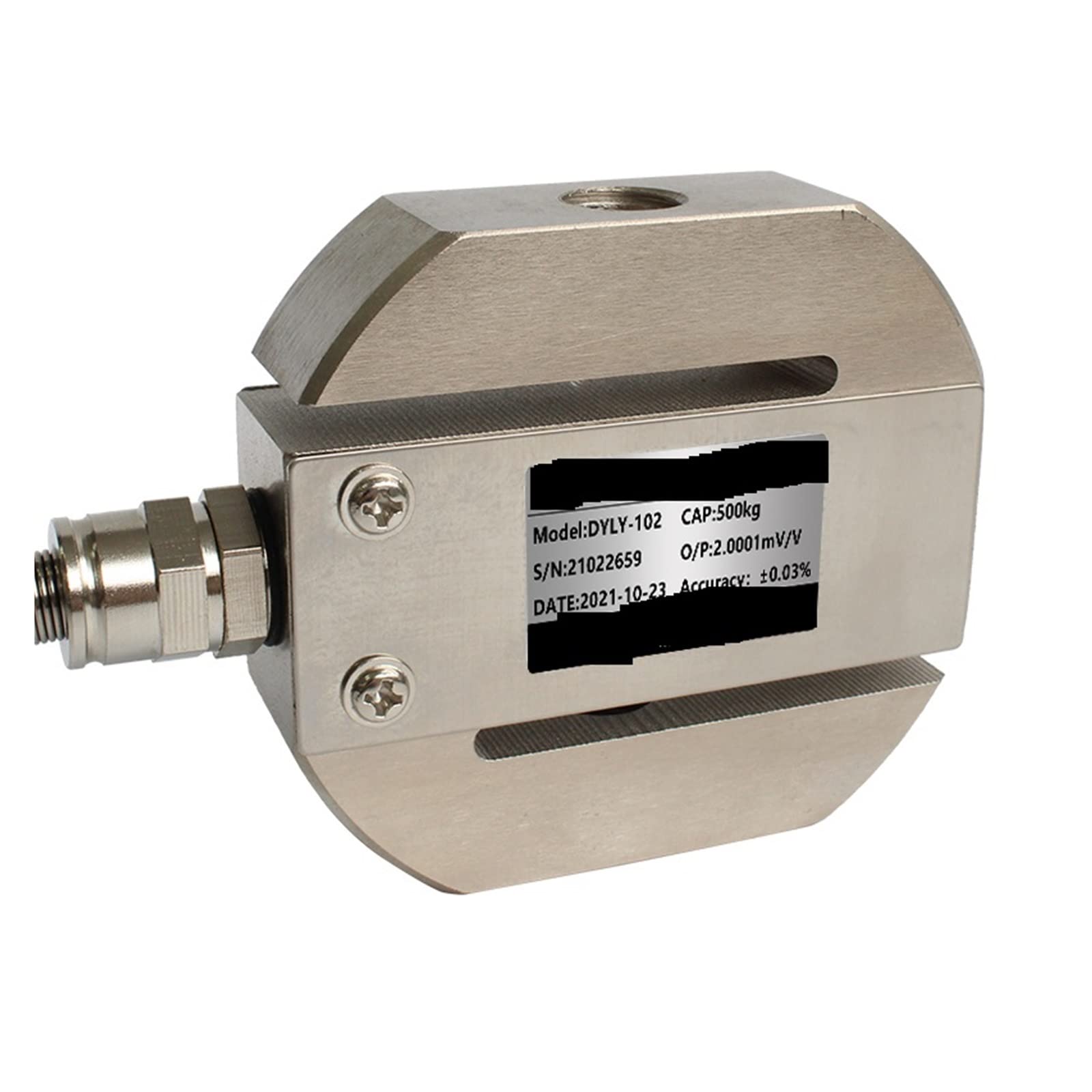 Gewichtsanzeige Zwei-Wege-Kraft-Zug-Zug-Kompressions-S-Typ-Wägezellen-Sensor-Wägewandler Stress-Push-Messtest 100KG 1000KG 2T 5ton(1KG)