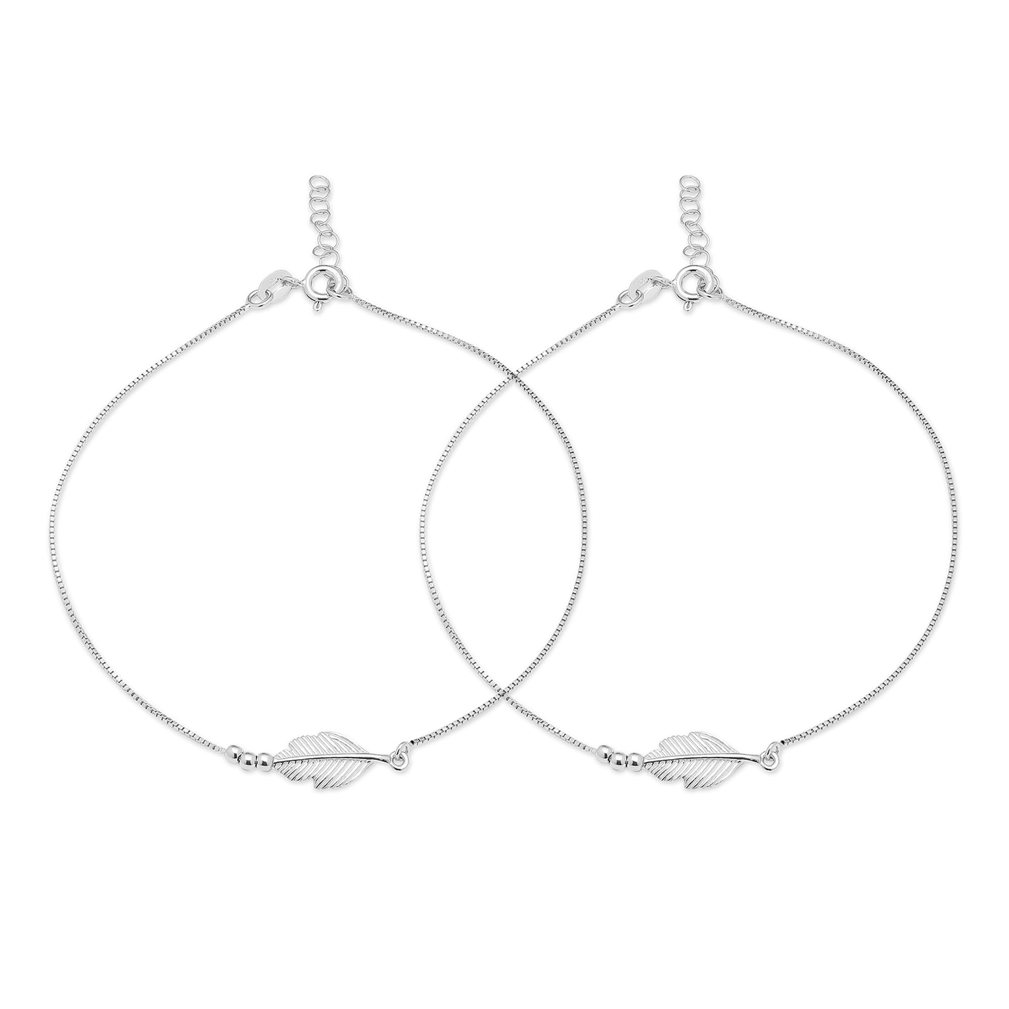 See full amazon price history chart for ZAVYA 925 Sterling Silver Designer Leaf Rhodium Plated Adjustable Chain Anklet (Pair) | Gift for Women & Girls | With Certificate of Authenticity & 925 Hallmark ZAVYA 925 Sterling Silver Designer Leaf Rhodium Plated Adjustable Chain Anklet (Pair) | Gift for Women & Girls | With Certificate of Authenticity & 925 Hallmark (B0BJ2SJ5RL) Amazon Price History, Amazon Price Tracker
